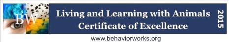 Living and Learning with Animals - Certificate of Excellence